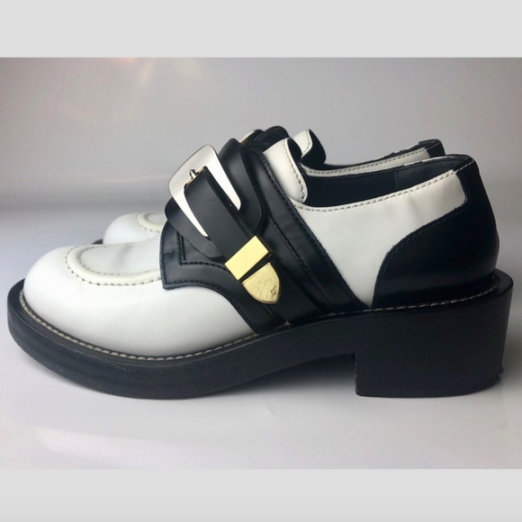 balenciaga cutout leather creeper boots